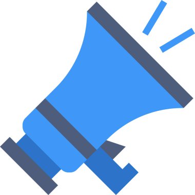 megafon ikonu vektör illüstrasyon hoparlörü 