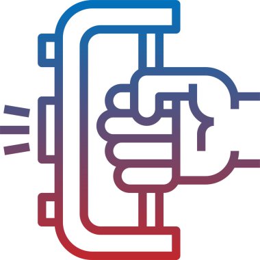 3d tarayıcı simgesi, vektör illüstrasyonu