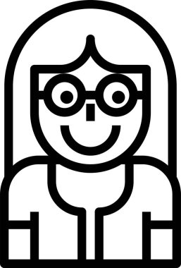 avatar simgesi vektör illüstrasyonu