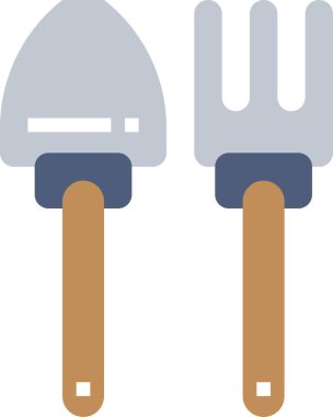 vektör illüstrasyon kürek araçları kavramı 