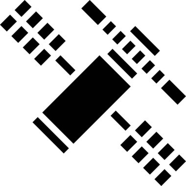 Düz uydu, yayın, radar, alıcı, simge, illüstrasyon sembolü işareti, logo şablonu, vektör, 10 birim