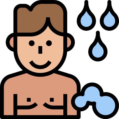 sıvı aqua su kavramı grafik vektör çizimi