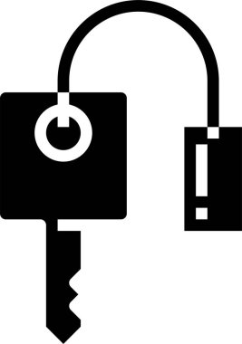 parola güvenlik konsepti vektör illüstrasyonu 