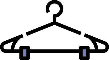 askı simgesi, vektör illüstrasyonu