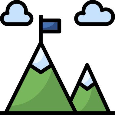 Doğa turizmi konsepti vektör illüstrasyonu