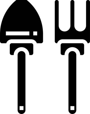 vektör illüstrasyon kürek araçları kavramı 