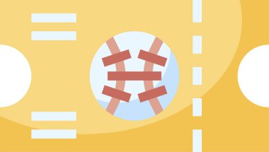 bilet konsepti vektör illüstrasyonu 