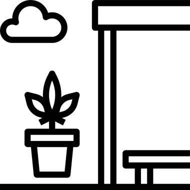 marijuana konsept vektör illüstrasyonu 