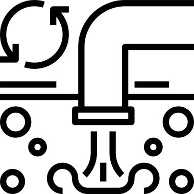 sıvı aqua su kavramı grafik vektör çizimi