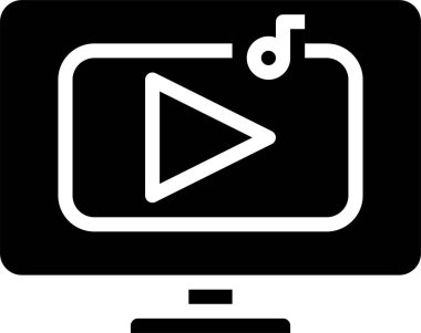 Video oynatıcı. Akıllı telefon ve tablet için video oynatıcı şablon arayüzü.