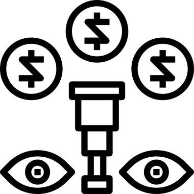 Bütçe kutsal kişilerin resmi, vektör çizim