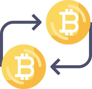 Değişim simgesi, vektör illüstrasyonu