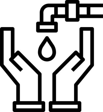 sıvı aqua su kavramı grafik vektör çizimi