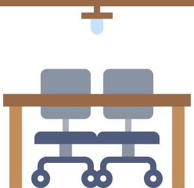 Masa simgesi, vektör illüstrasyonu