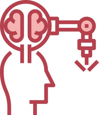 beyin bilgisi konsepti vektör illüstrasyonu 