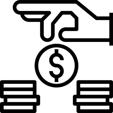 Kitle fonlama simgesi, vektör illüstrasyonu