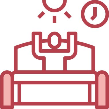 Erken ikon, vektör illüstrasyonu