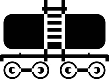 tanker tren vektör çizimi