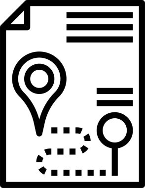 kağıt ve belge ikon vektör illüstrasyonuName 