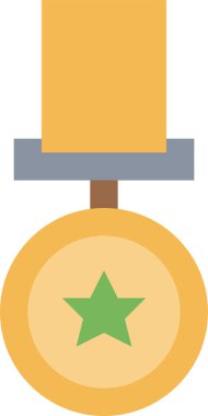 Madalya ödülü vektör illüstrasyonu 