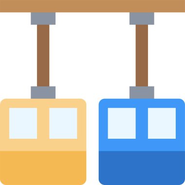 Başkanlık asansörü simgesi, vektör illüstrasyonu