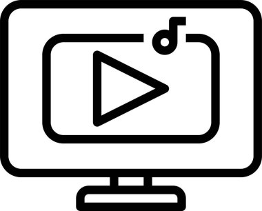 Video oynatıcı. Akıllı telefon ve tablet için video oynatıcı şablon arayüzü.