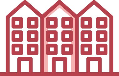 Gayrimenkul konsepti vektör illüstrasyonu 