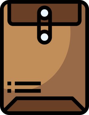 Posta kavramı simge vektör çizim 