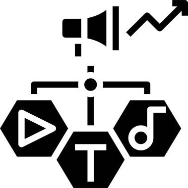 İçerik simgesi, vektör çizimi