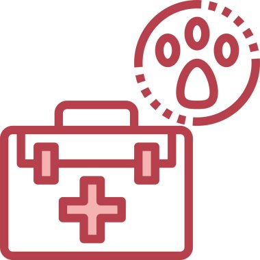 İlk yardım simgesi, vektör illüstrasyonu