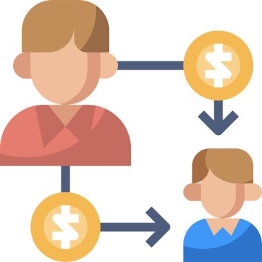 para konsepti vektör illüstrasyonu 