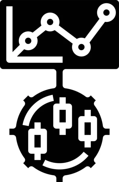 Значок Технического Трейдера Векторная Иллюстрация — стоковый вектор