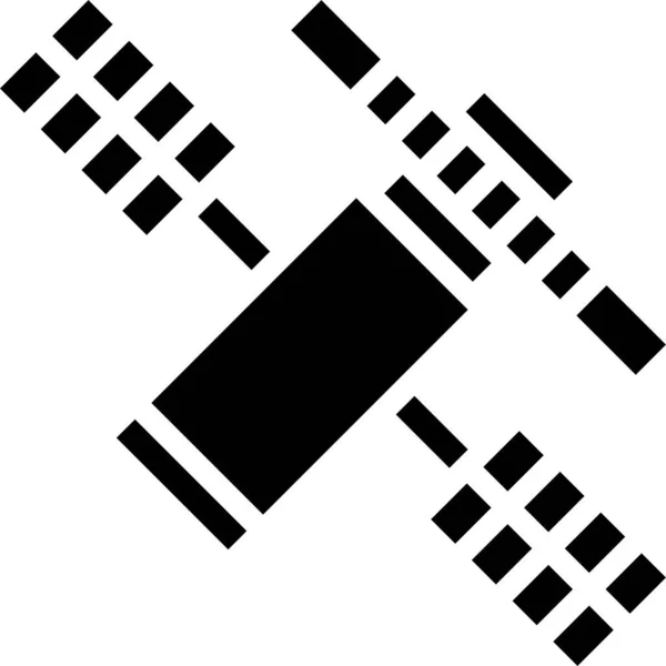 Satellite Piatto Trasmissione Radar Ricevitore Icona Simbolo Illustrazione Segno Modello — Vettoriale Stock