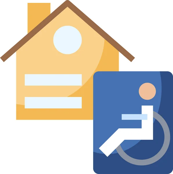Equal Housing Opportunity Icon Vector Illustration — Stock Vector