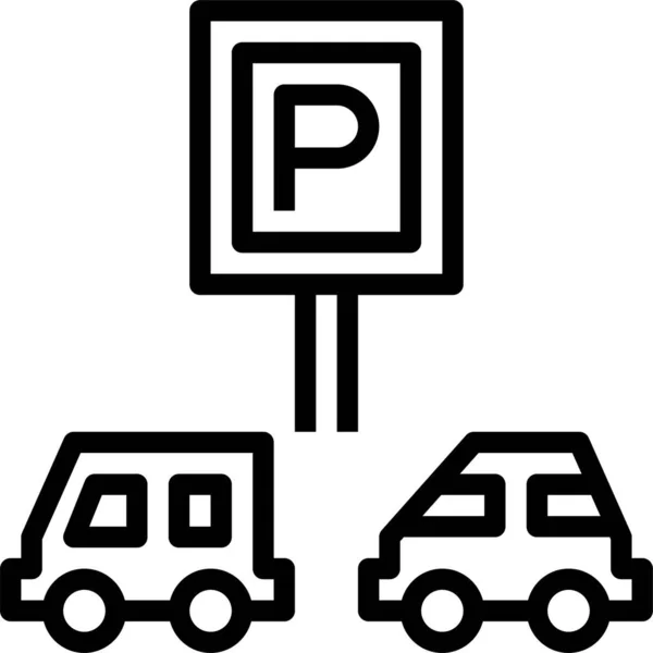 矢量停车场图标 — 图库矢量图片
