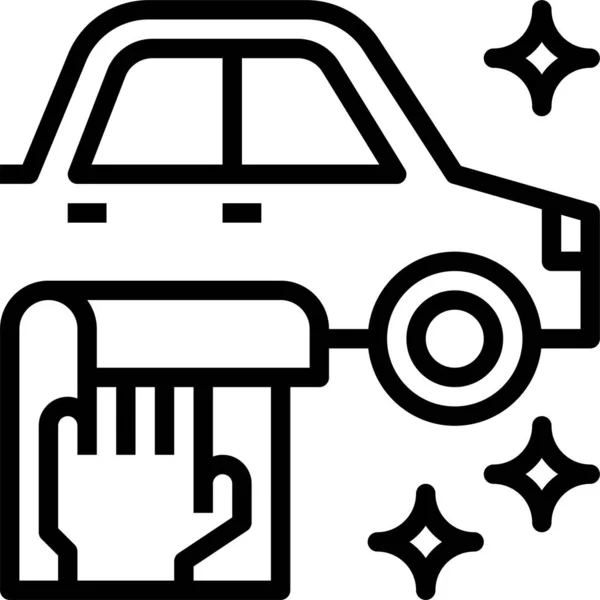 Samochód Service Ikona Wektor Ilustracja — Wektor stockowy