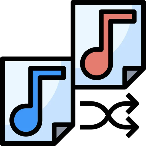 Music Sound Concept Icon Vector Illustration — Stock Vector