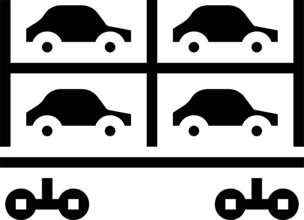 Transport Koncept Grafisk Ikon Vektor Illustration — Stock vektor
