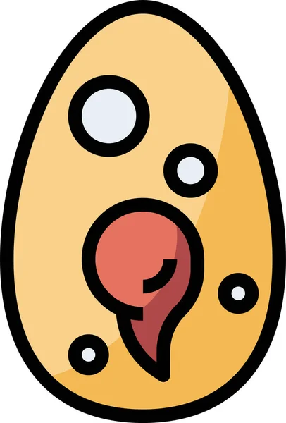 Egg Icon Εικονογράφηση Διάνυσμα — Διανυσματικό Αρχείο