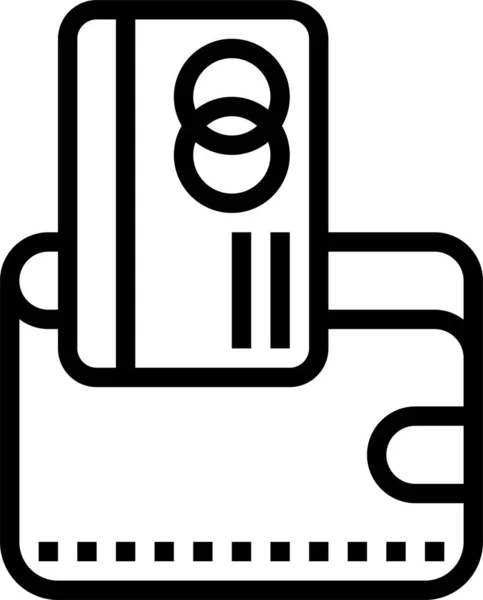 Icône Vecteur Carte Crédit — Image vectorielle
