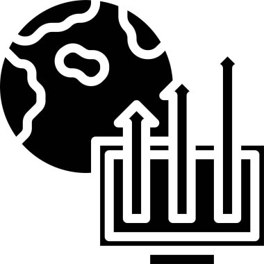 Ekonomi simgesi, vektör illüstrasyonu