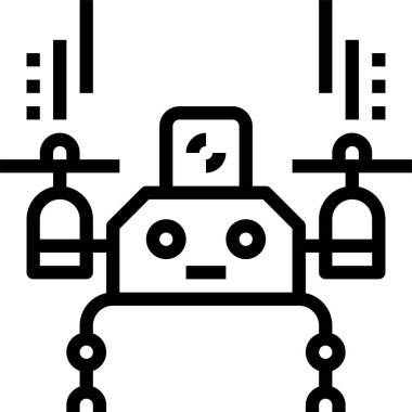 Fotoğraf ve video dron simgesi 