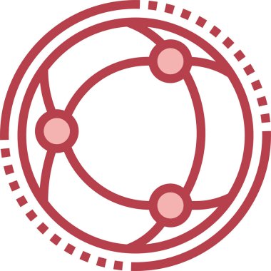 Paylaşılan simge, vektör illüstrasyonu