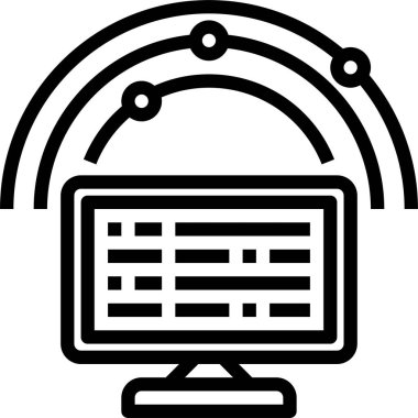 Elektronik konsept vektör illüstrasyonu