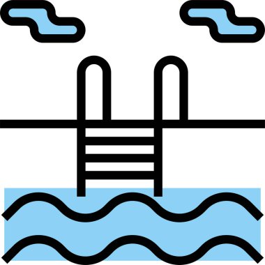 sıvı aqua su kavramı grafik vektör çizimi