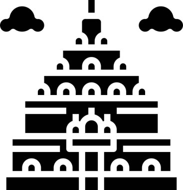 mimari konsepti grafik vektör illüstrasyonu 