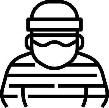 hapishane konsepti vektör illüstrasyonu