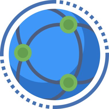 Paylaşılan simge, vektör illüstrasyonu