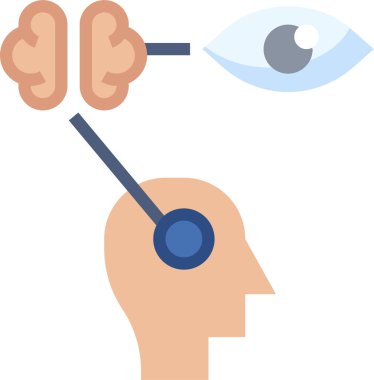 vizyon konsepti vektör illüstrasyonu