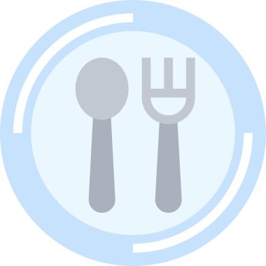 yiyecek ve içecek konsepti vektör modern resimleme simgesi 